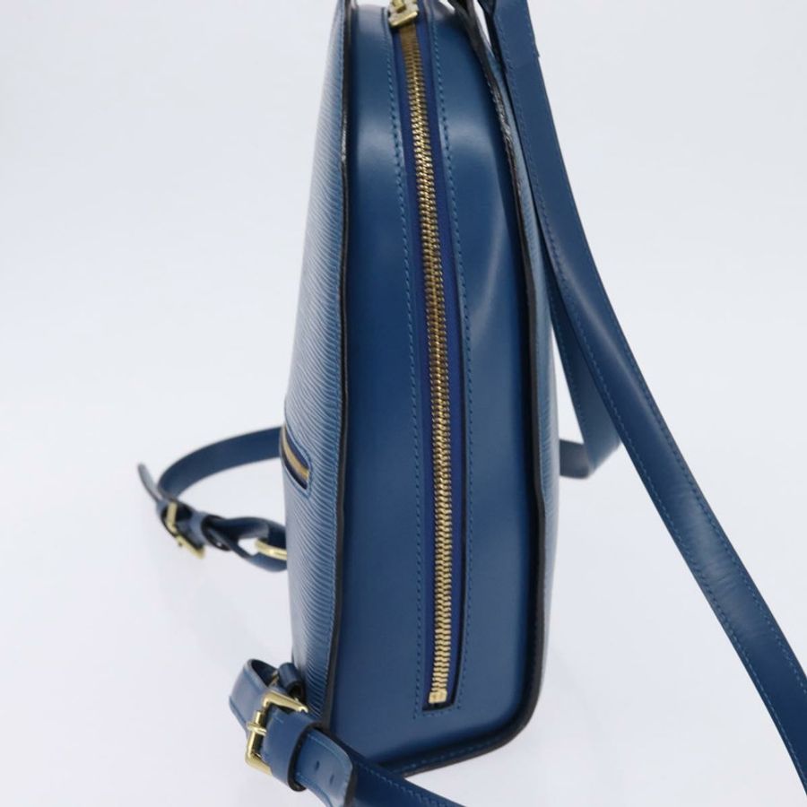 【日本直送】路易威登 Epi Mabillon 雙肩包 藍色 M52235 LV 正品 141956-3