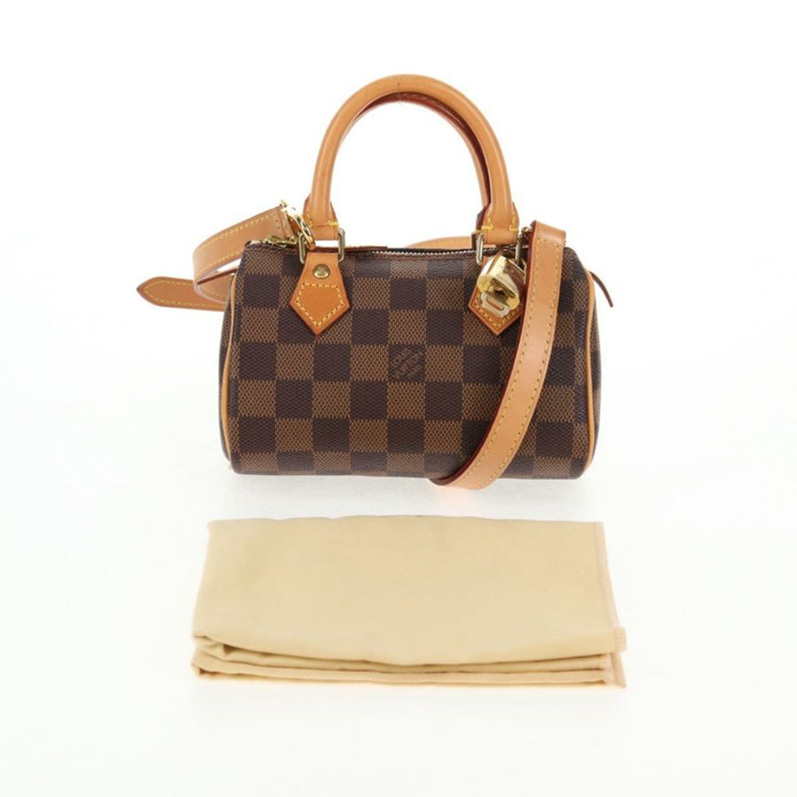 【日本直送】路易威登 Damier Ebene 迷你 Speedy 手提包 LV 正品 137150S-11