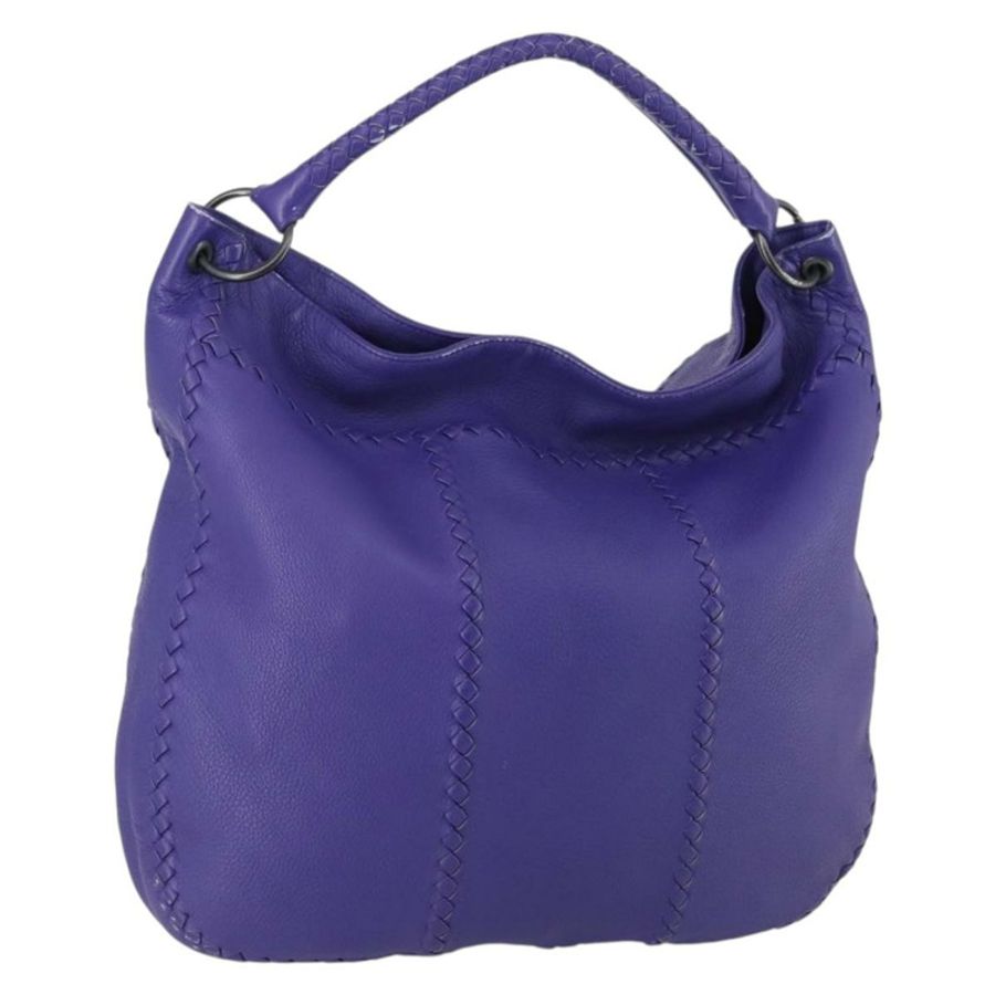 【日本直送】BOTTEGA VENETA INTRECCIATO 單肩包 皮革 紫色 正品 BA6187-0