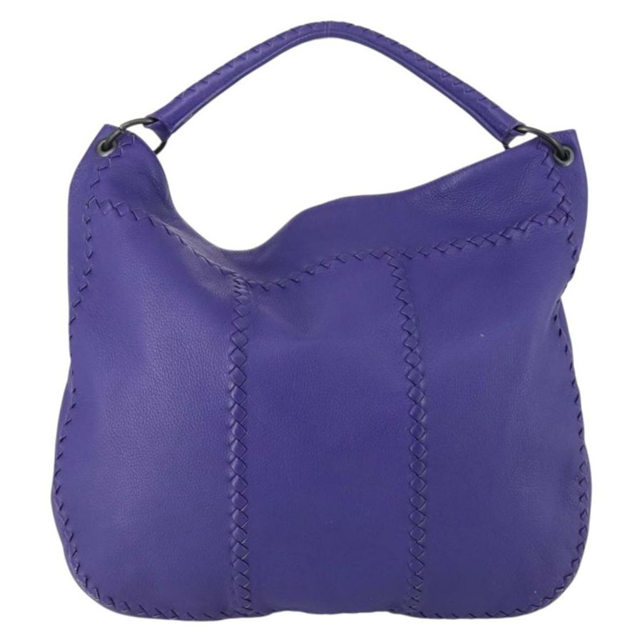 【日本直送】BOTTEGA VENETA INTRECCIATO 單肩包 皮革 紫色 正品 BA6187-1