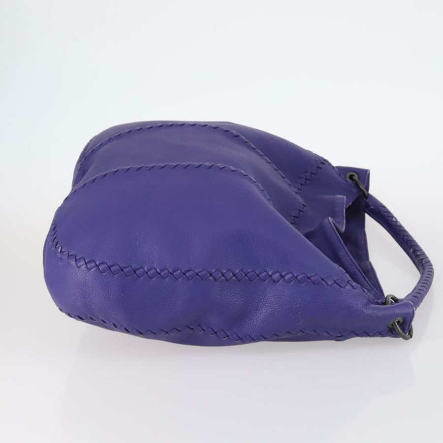 【日本直送】BOTTEGA VENETA INTRECCIATO 單肩包 皮革 紫色 正品 BA6187-2