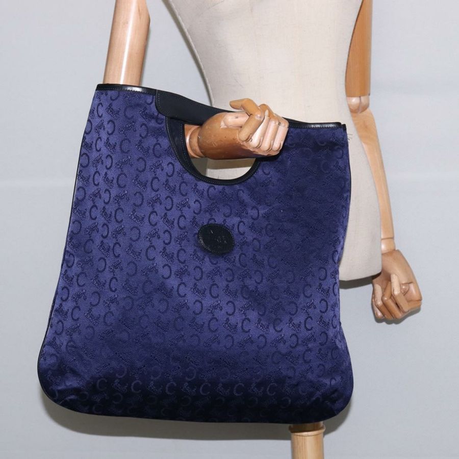 【日本直送】CELINE C Sulky 手提包 帆布 海軍藍 正品 BA6229-18