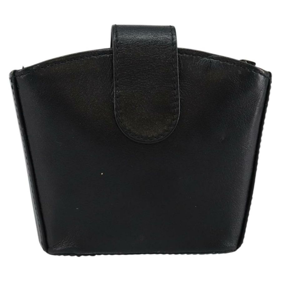 【日本直送】SAINT LAURENT 黑色真皮零錢包 正品 am9233-1