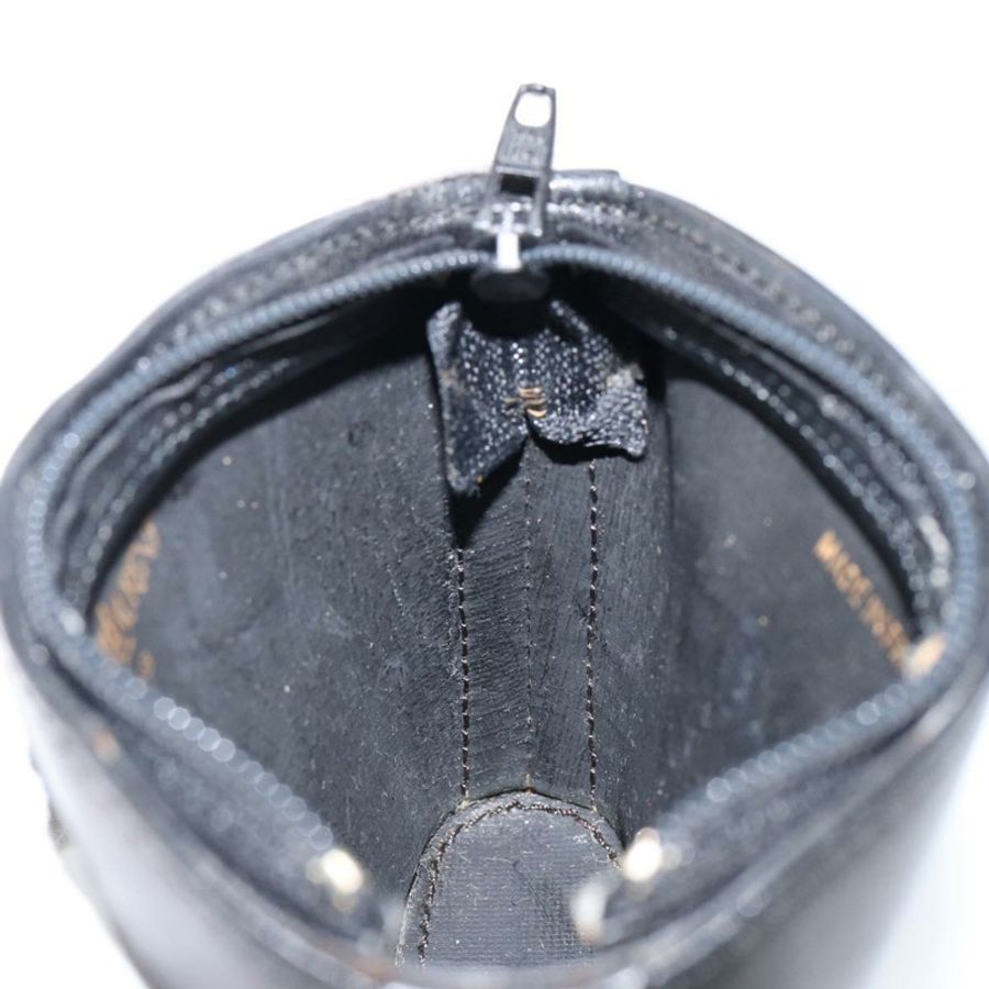 【日本直送】SAINT LAURENT 黑色真皮零錢包 正品 am9233-16
