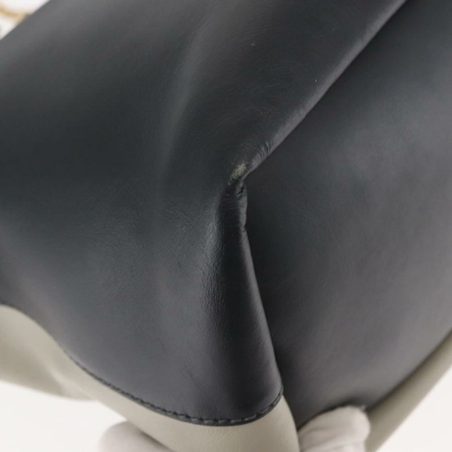 【日本直送】Chloe Bailey 手提包 皮革 兩用 黑色 米色 金色 正品 am9201-17