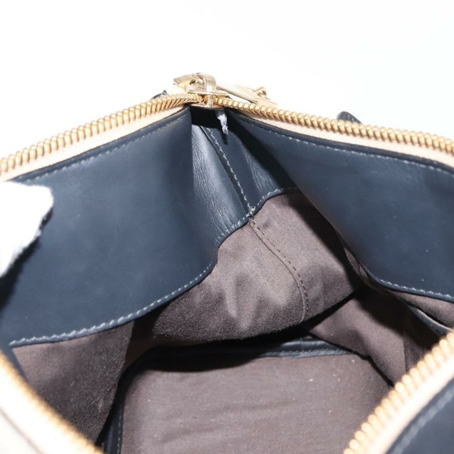 【日本直送】Chloe Bailey 手提包 皮革 兩用 黑色 米色 金色 正品 am9201-22