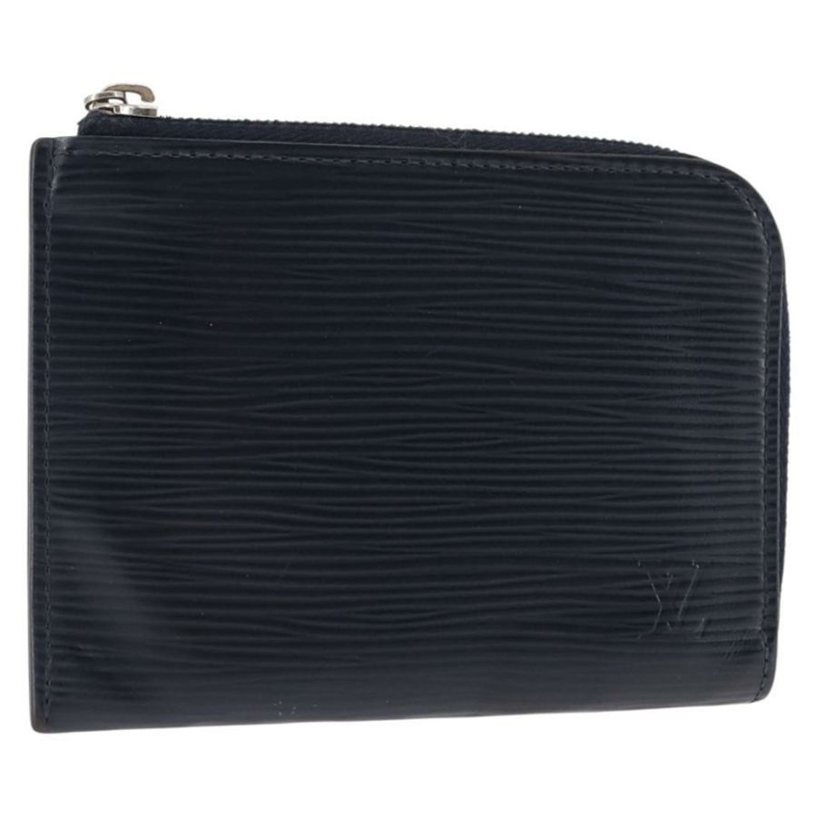 【日本直送】路易威登 Epi Porte Monnaie 近乎完好零錢包 Andigo 藍色 LV 正品 am9281-0
