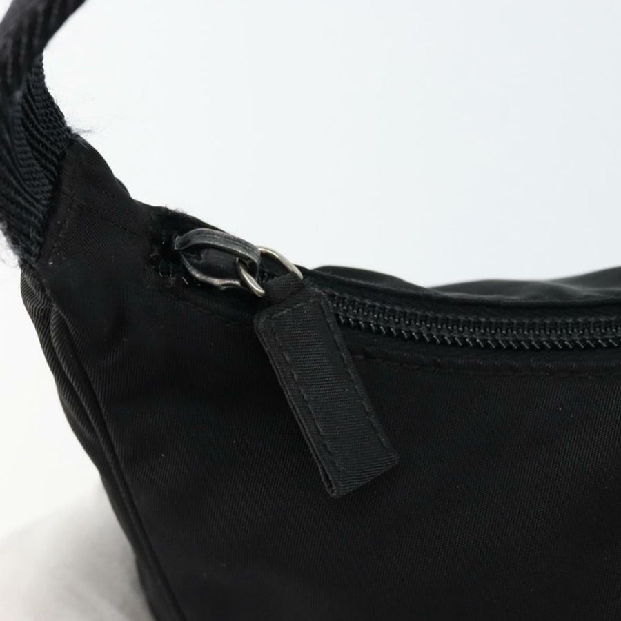 【日本直送】PRADA 尼龍手提包 黑色 銀色 正品 am9354-9