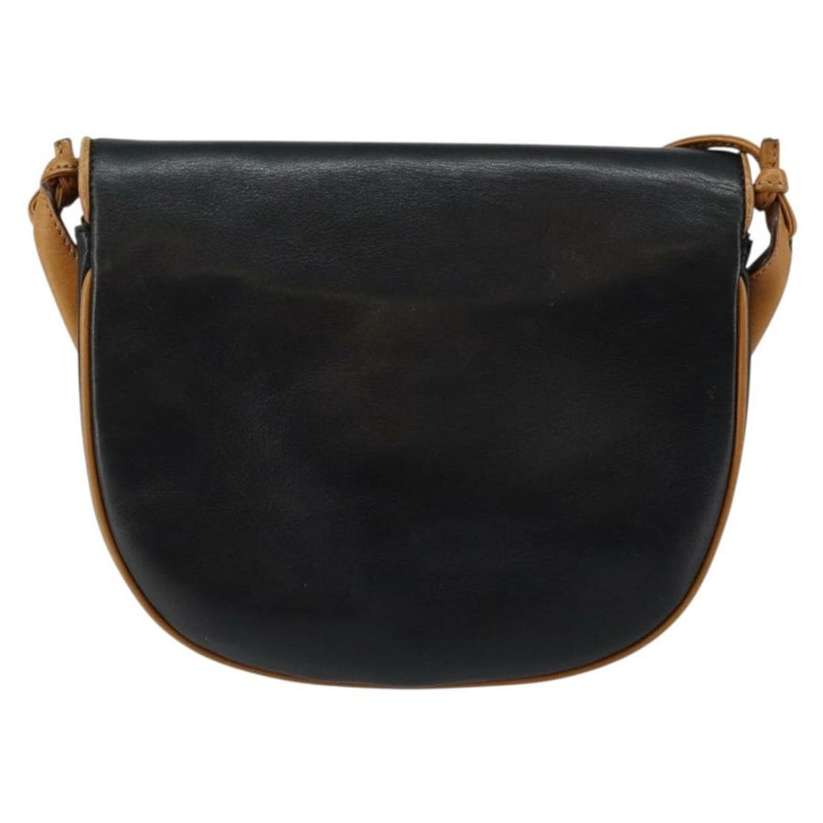 【日本直送】CELINE 皮革肩背包 海軍藍 金色 正品 BA6575-1