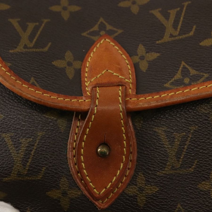 【日本直送】路易威登 Monogram Gibeciere MM 肩背包 M42247 LV Auth ep11068-16