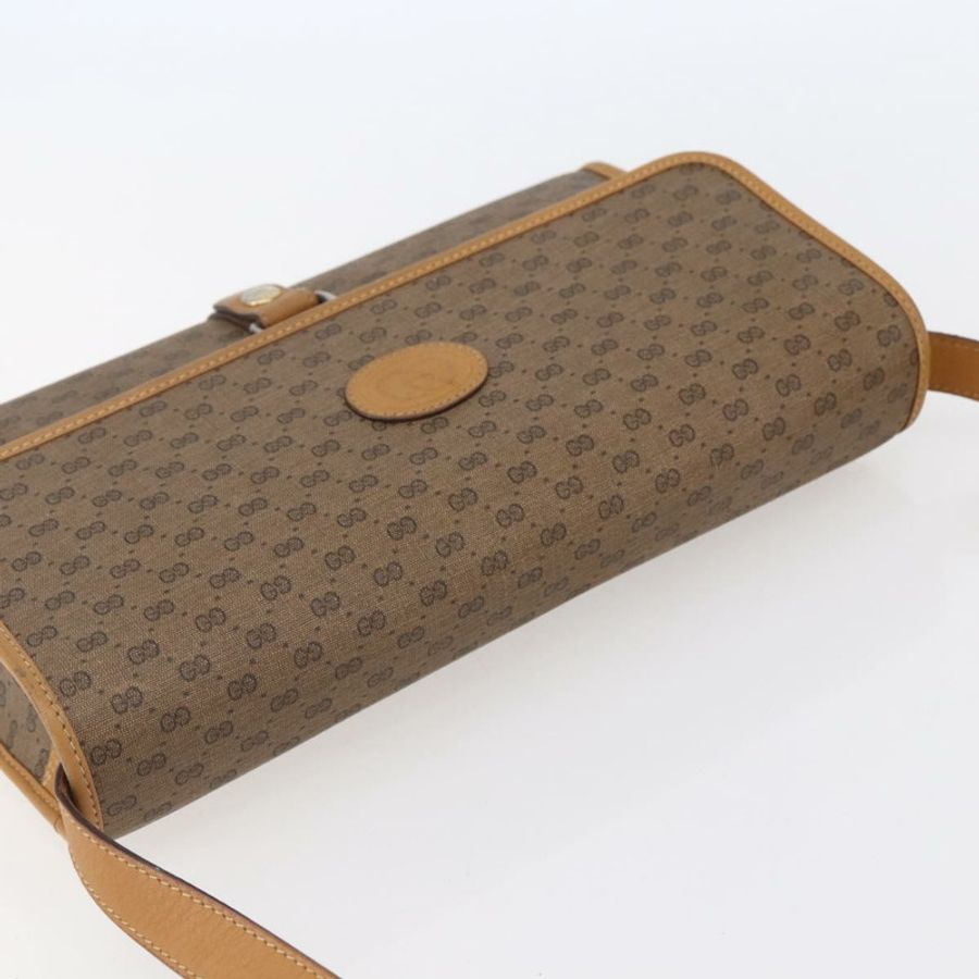【日本直送】GUCCI Micro GG Supreme 單肩包 PVC 米色 金色 001 115 2681 正品 BA6741-5