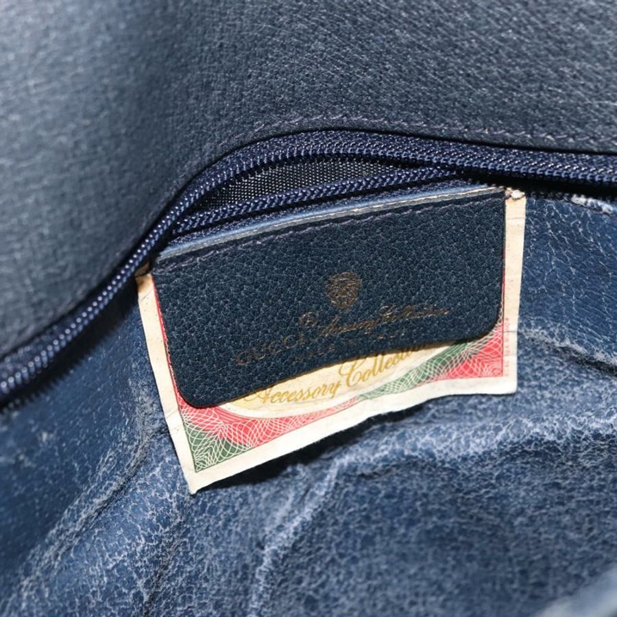 【日本直送】GUCCI GG Supreme 手提包 PVC 皮革 海軍藍 正品 BA6754-18