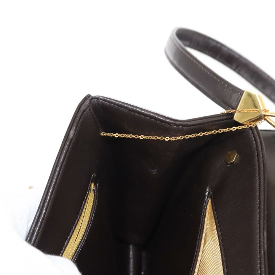 【日本直送】Christian Dior 棕色真皮單肩包 正品 BA6824-18
