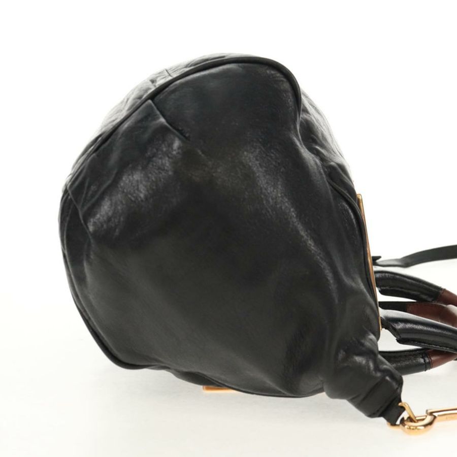 【日本直送】Chloe Etel 手提包 皮革 2way 黑色 正品 BA6838-3