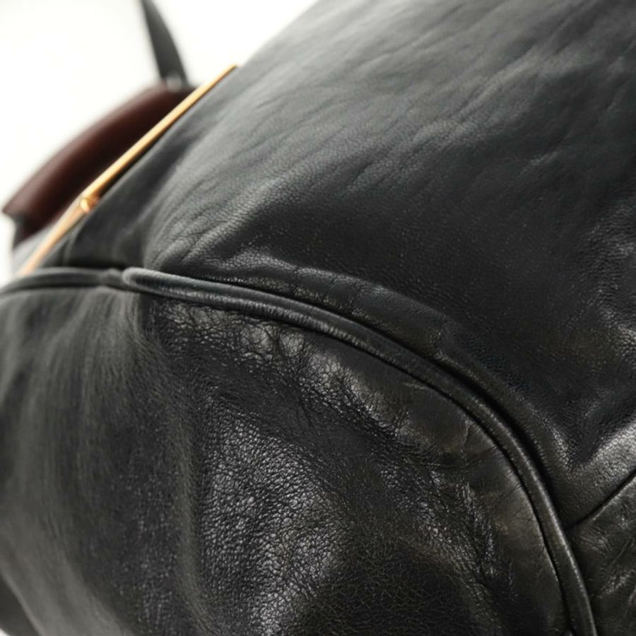 【日本直送】Chloe Etel 手提包 皮革 2way 黑色 正品 BA6838-18