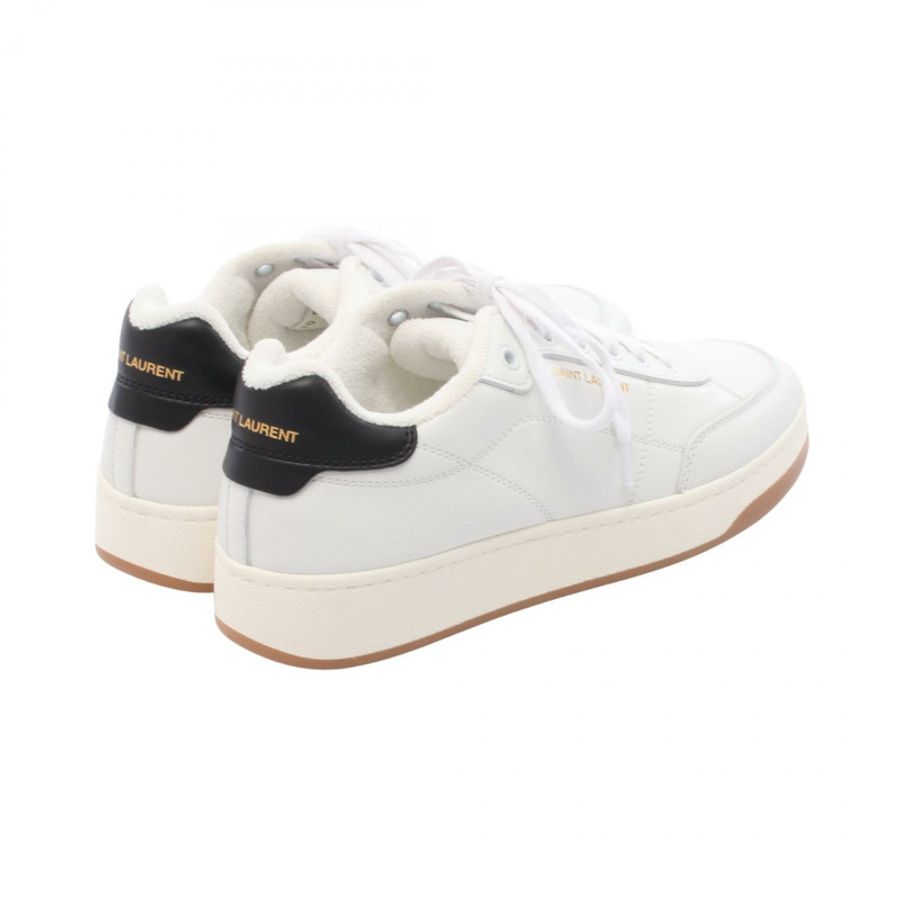 SAINT LAURENT PARIS SL/61 運動鞋 81947600NI0906139 皮革 黑白 #39 全新 男款-1