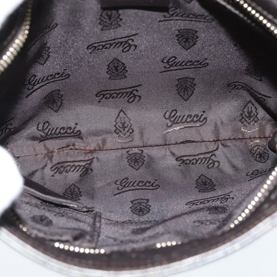 【日本直送】GUCCI Guccissima GG帆布單肩包 皮革 灰色 金色 201538 正品 147723-10