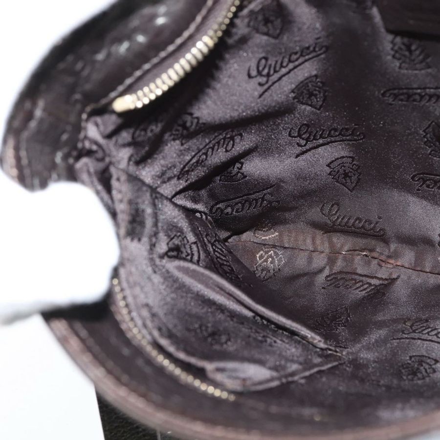 【日本直送】GUCCI Guccissima GG帆布單肩包 皮革 灰色 金色 201538 正品 147723-18