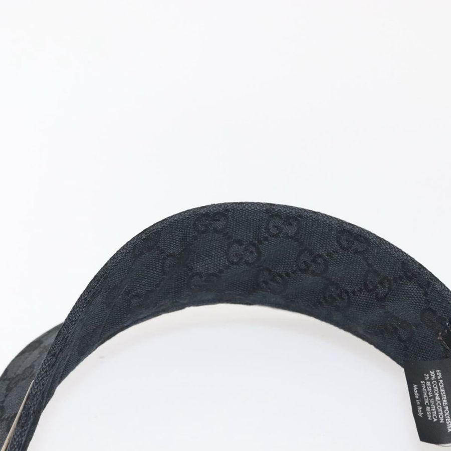 【日本直送】GUCCI GG帆布雪莉系列遮陽帽 S碼 黑色 紅色 正品 121306-13