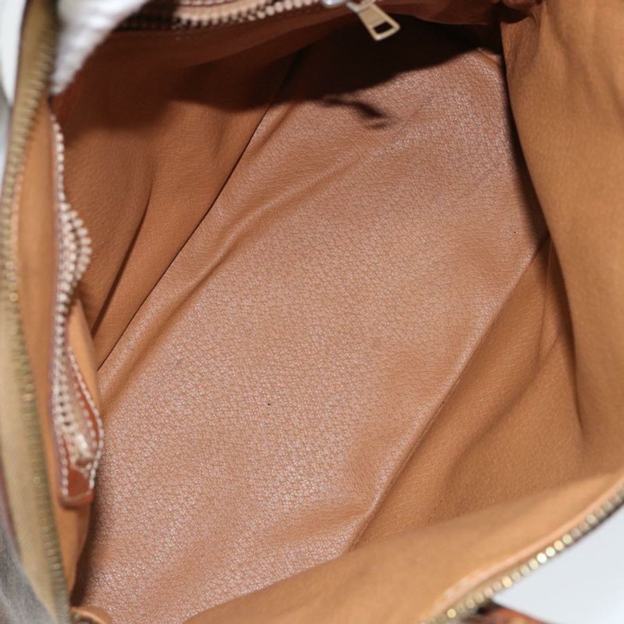 【日本直送】CELINE Macadam帆布手提包 PVC皮革 棕色 金色 正品 146916-9
