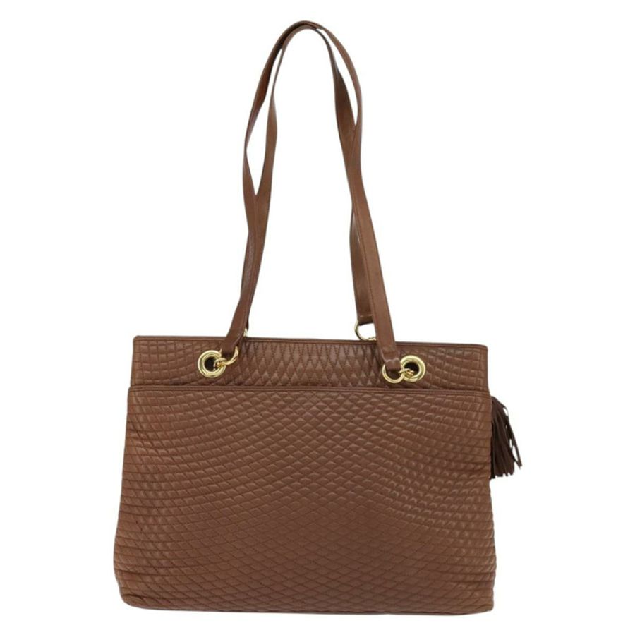 【日本直送】BALLY 手提包 皮革 棕色 金色 正品 BA7304-1