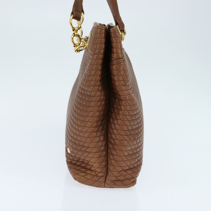 【日本直送】BALLY 手提包 皮革 棕色 金色 正品 BA7304-3
