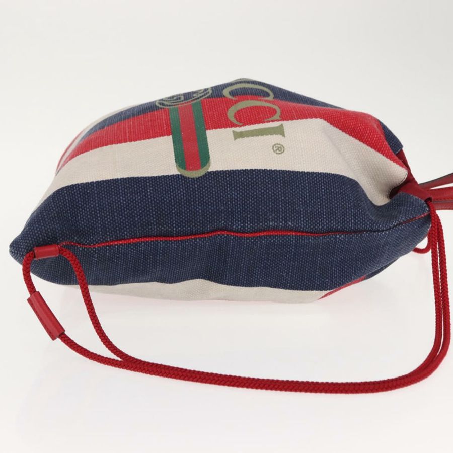 【日本直送】GUCCI帆布雙肩包 藍紅配色 473872 正品 BA7277-2