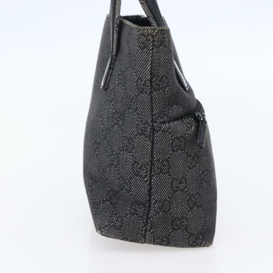 【日本直送】GUCCI GG帆布手提包 暢貨 黑色 銀色 105651 正品 148837-2