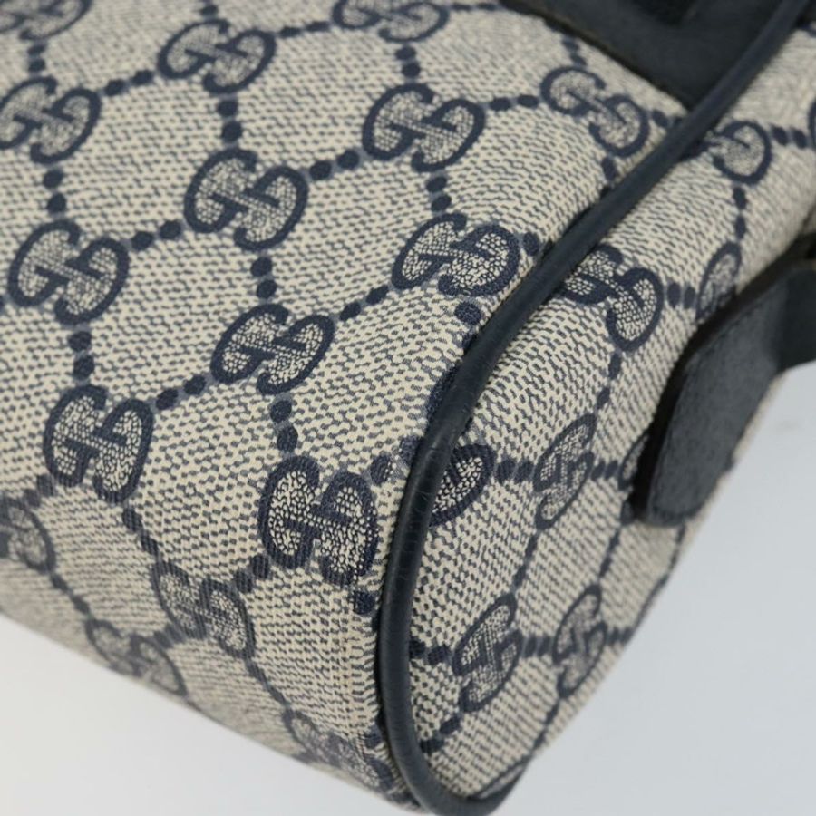 【日本直送】GUCCI GG Supreme Sherry Line 手提包 PVC 海軍藍 金 紅 378 02 004 正品 148802-9