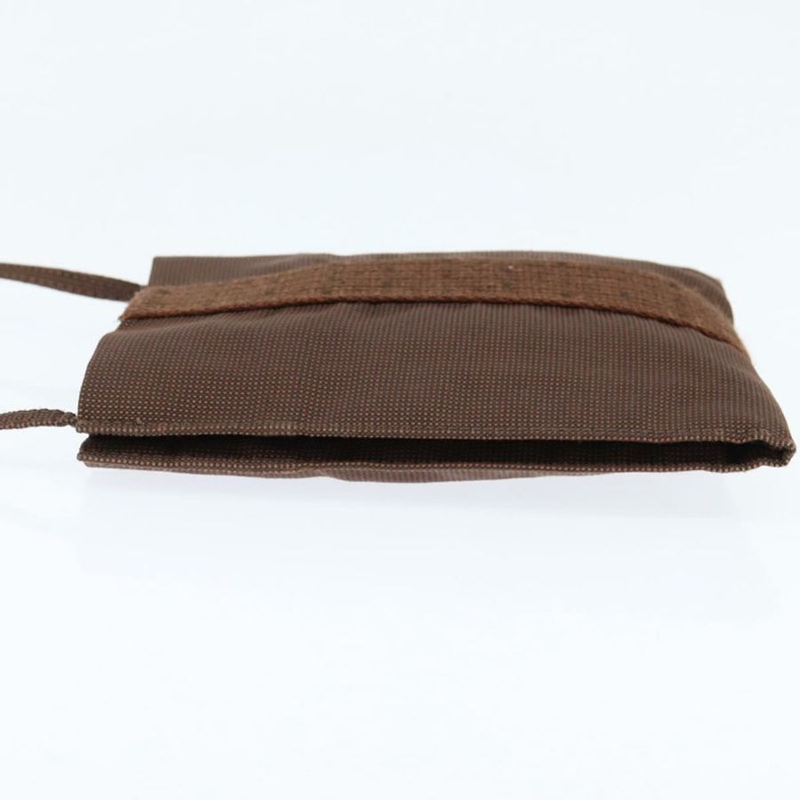 【日本直送】愛馬仕 Pochette Her Line MM 單肩帆布包,棕色,正品 150447-3