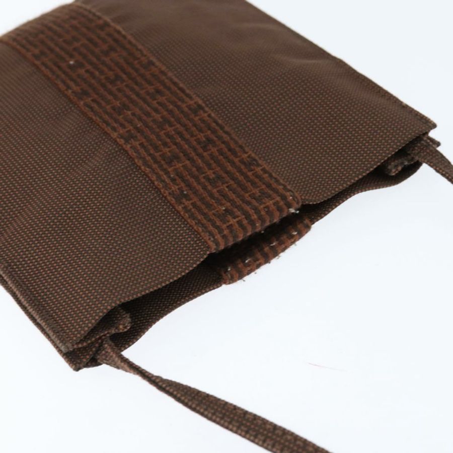 【日本直送】愛馬仕 Pochette Her Line MM 單肩帆布包,棕色,正品 150447-5
