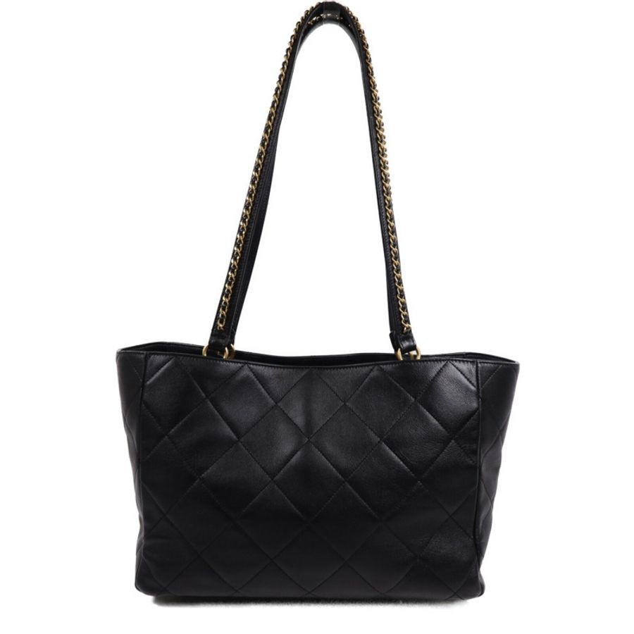 CHANEL 牛皮皮革Matelasse Tote金扣手挽袋-1