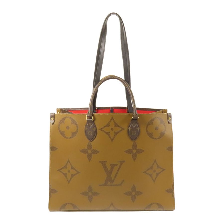 LOUIS VUITTON Monogram Giant OnTheGo GM金扣手挽肩背兩用袋-1