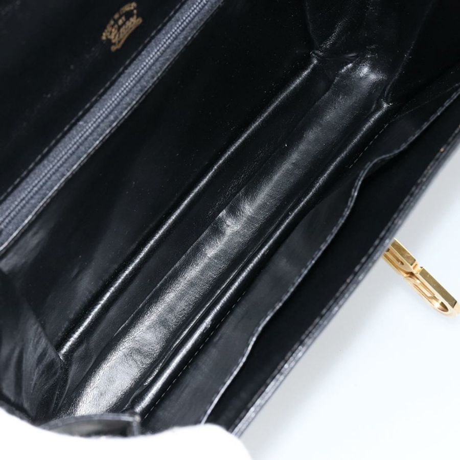 【日本直送】GUCCI 黑色金色皮革單肩包 正品 ep11506-10