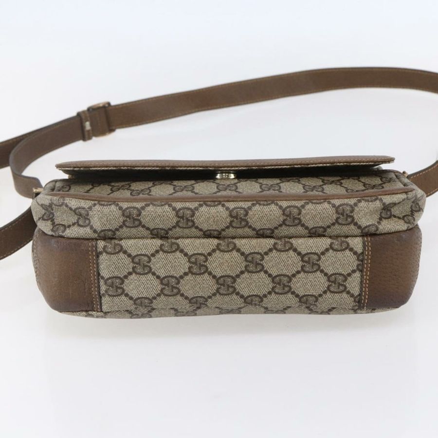 【日本直送】GUCCI GG Supreme 單肩包 PVC 皮革 米色 金色 001 106 0185 正品 ki6140-4