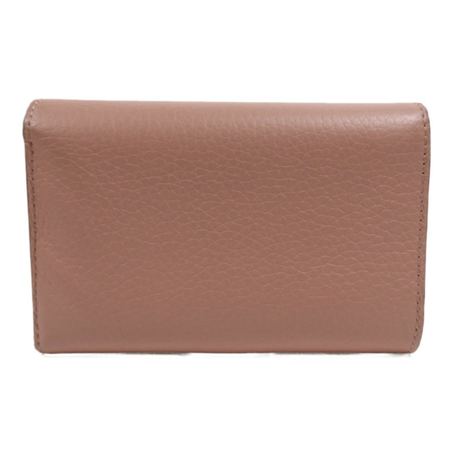 LOUIS VUITTON Taurillon皮革Capucines Compact銀扣錢包-1