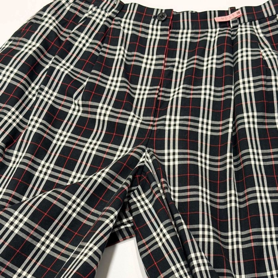 BURBERRY格紋五分褲-7