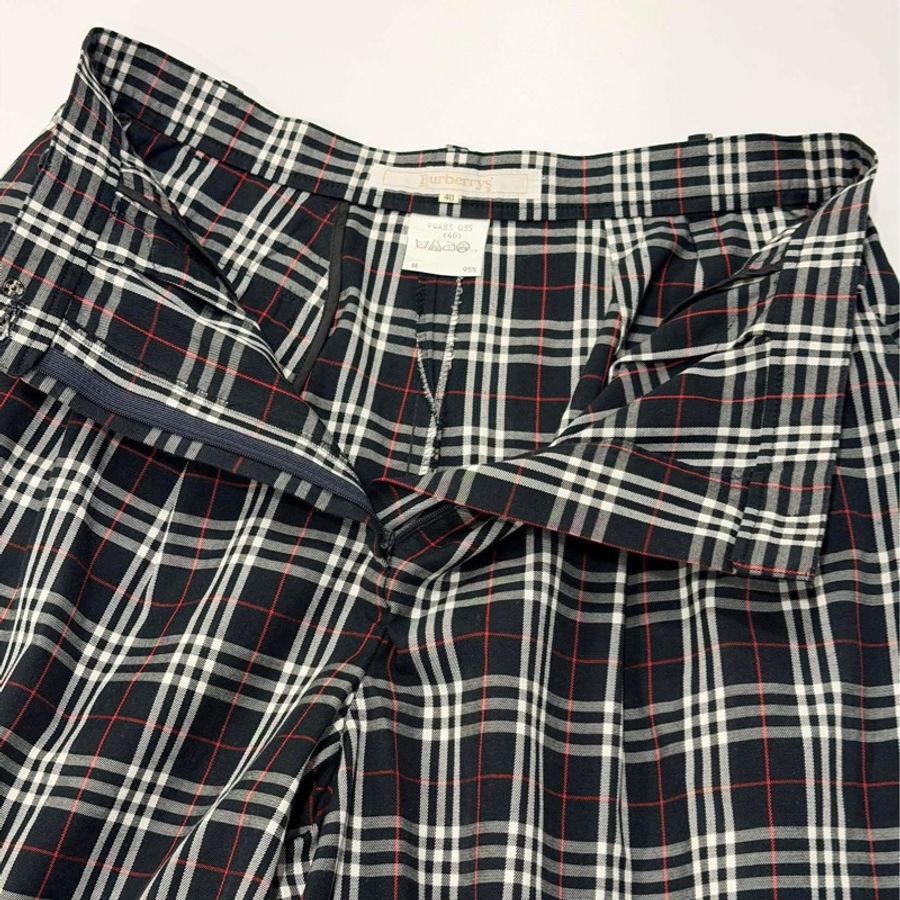 BURBERRY格紋五分褲-8