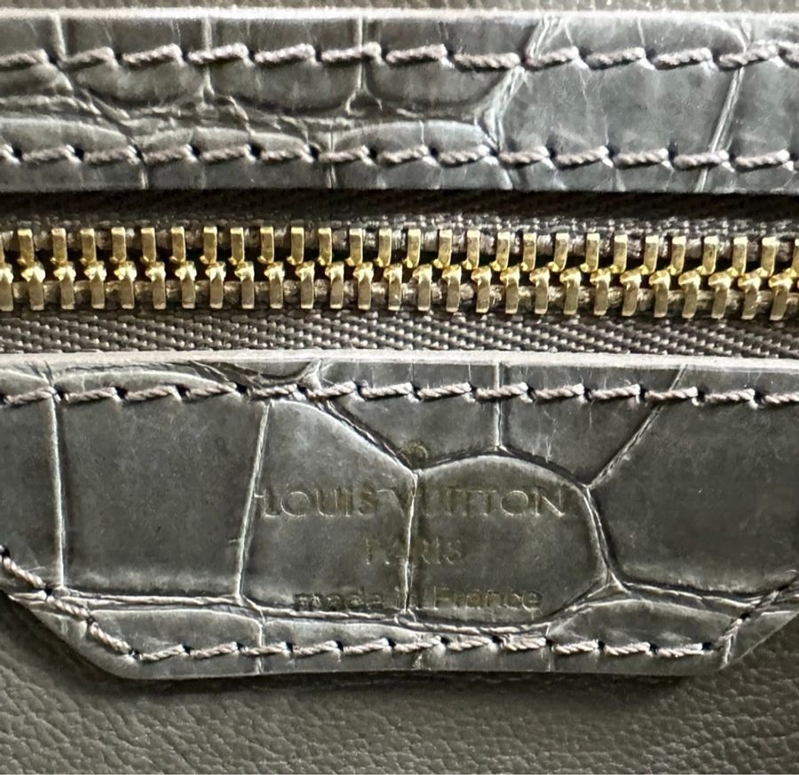 Louis Vuitton 全鱷魚皮 Lockit-17