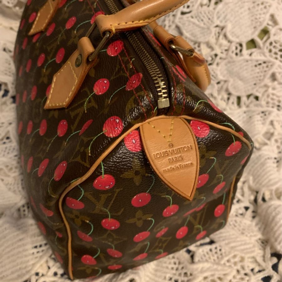 Louis Vuitton Speed25限量櫻桃包-4