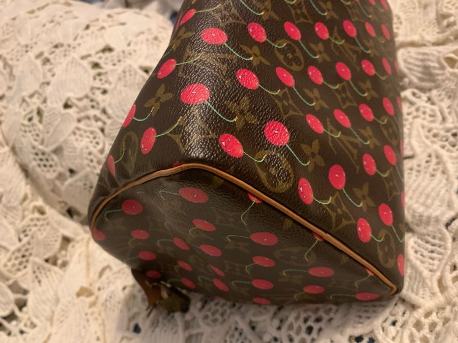 Louis Vuitton Speed25限量櫻桃包-10