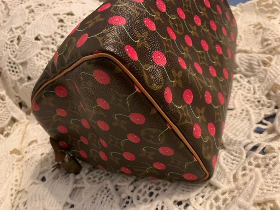Louis Vuitton Speed25限量櫻桃包-11