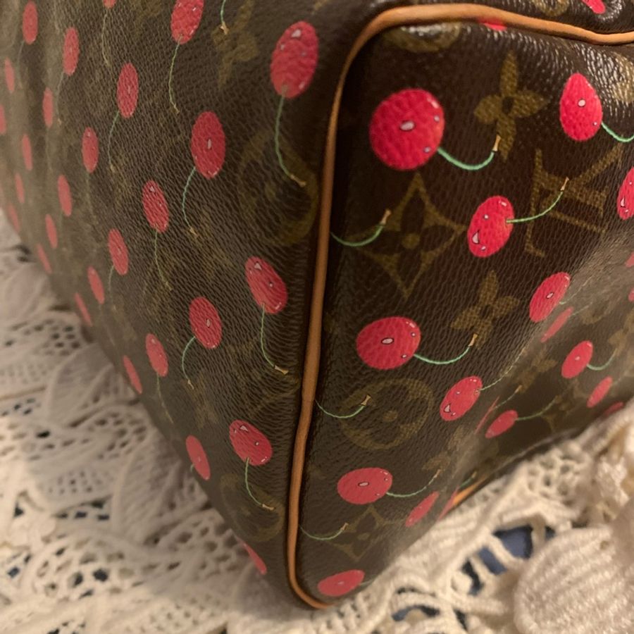 Louis Vuitton Speed25限量櫻桃包-12