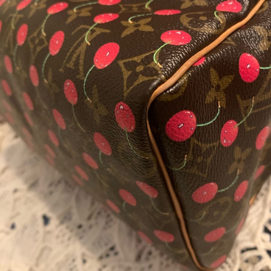 Louis Vuitton Speed25限量櫻桃包-13