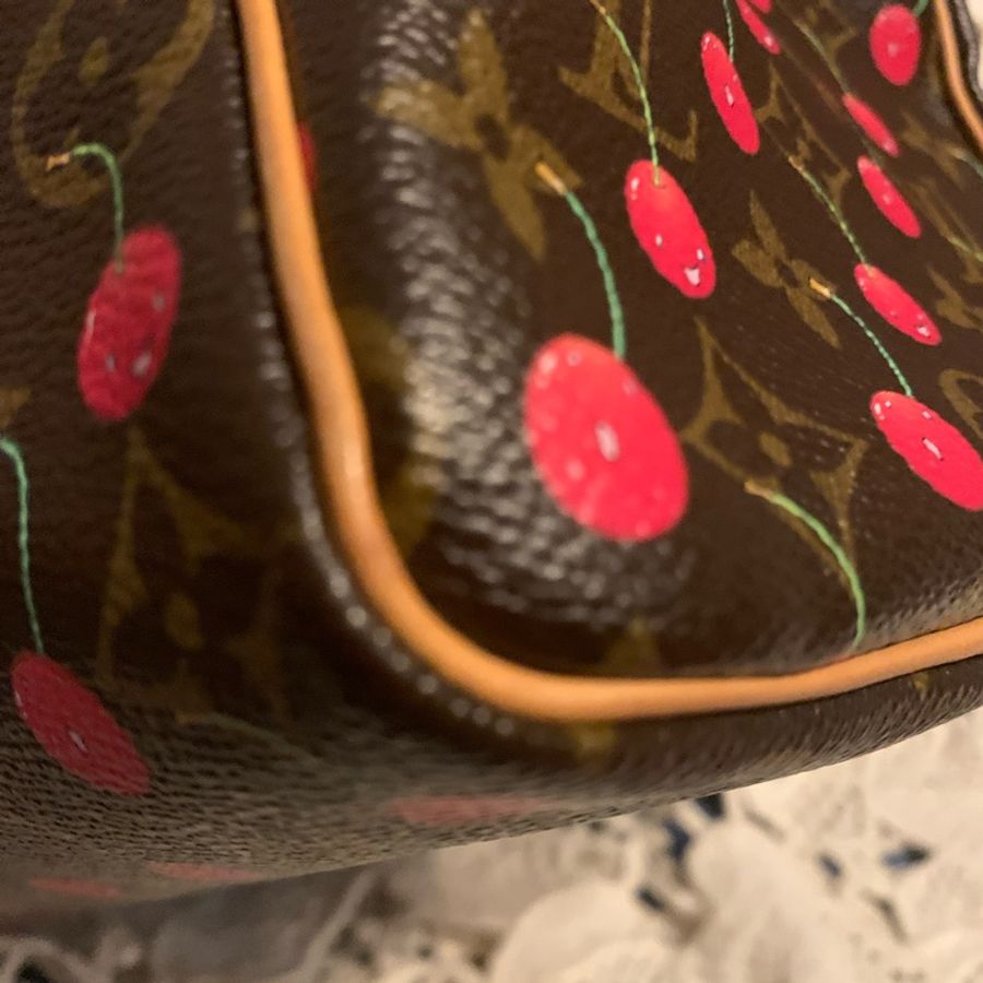 Louis Vuitton Speed25限量櫻桃包-15
