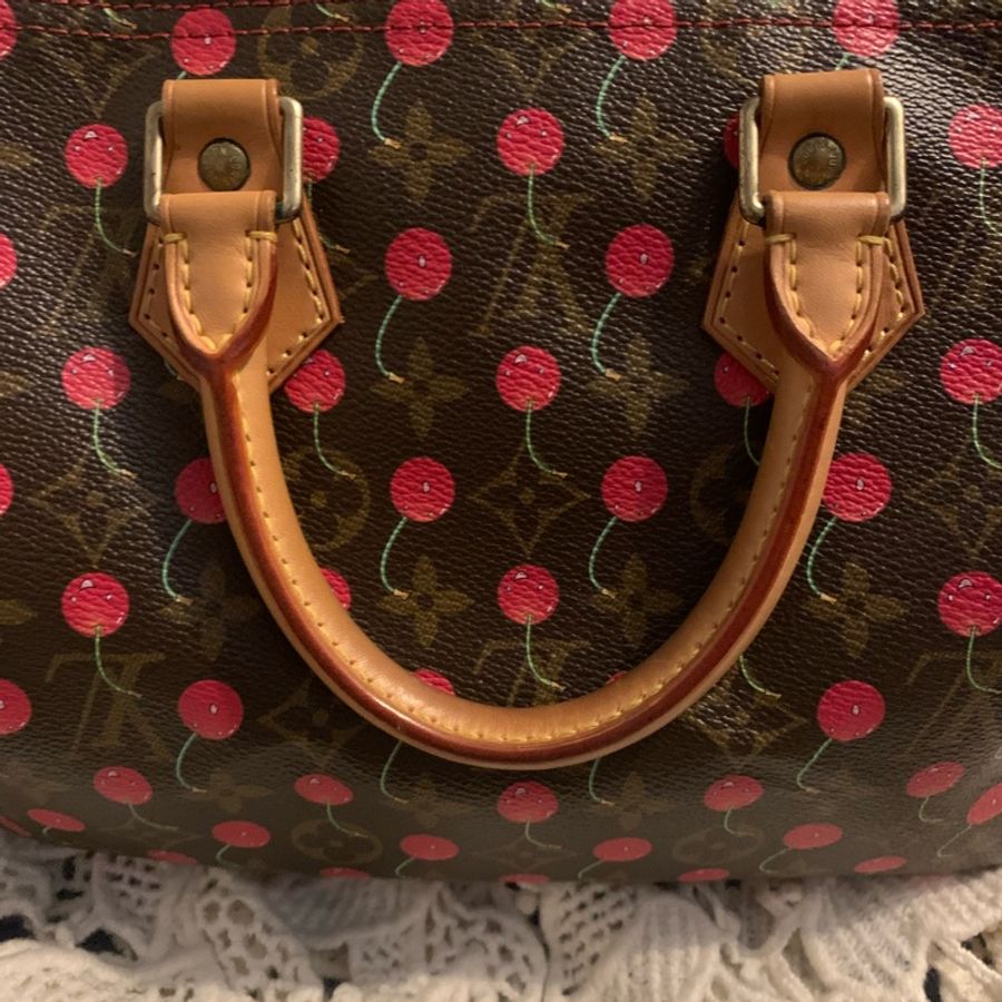 Louis Vuitton Speed25限量櫻桃包-26