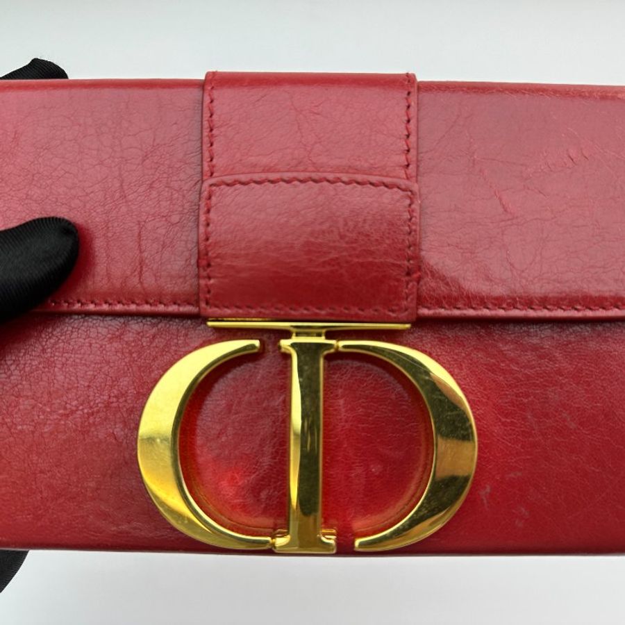 Dior 30 Montaigne 紅色 盒子包-5