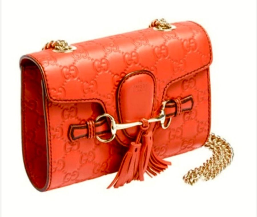 ［GUCCI ]Emily Guccissima 系列鍊袋包 九五新🧡-6