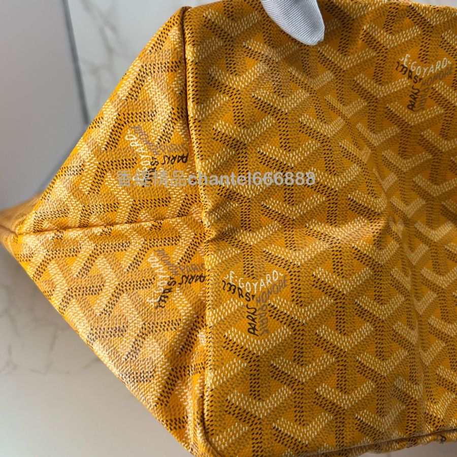 💗香緹國際精品💗🥐Goyard 626 芒果黃 托特 GM 極新🥐-11