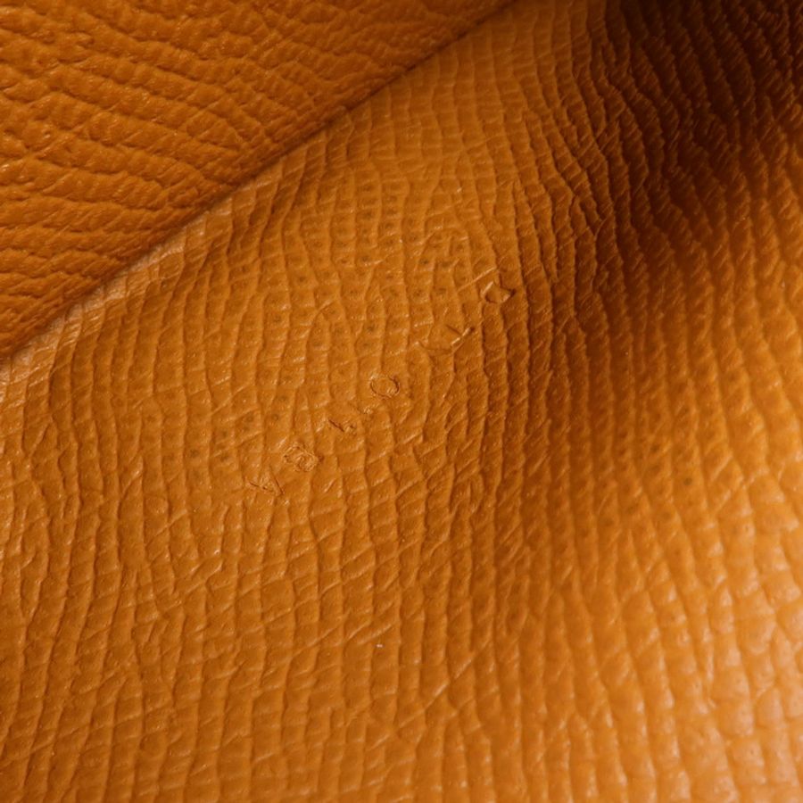 HERMES Epsom皮革Bearn W Snap銀扣長錢包Gold-14